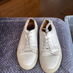 Mr. B’s Fashion for Aldo’s White Leather Sneakers